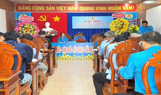 Đại hội Công đoàn Cơ sở Công ty cổ phần Cấp nước Cà Mau Lần thứ XIII, nhiệm kỳ 2025-2030
