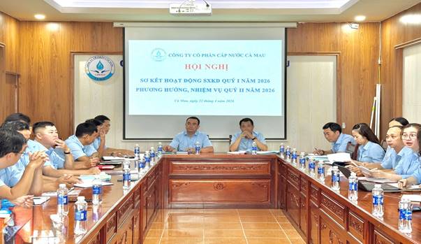 HỘI NGHỊ SƠ KẾT HOẠT ĐỘNG SẢN XUẤT KINH DOANH QUÝ I/2026, TRIỂN KHAI NHIỆM VỤ QUÝ II/2026 VÀ CÔNG TÁC TỔ CHỨC, NHÂN SỰ
