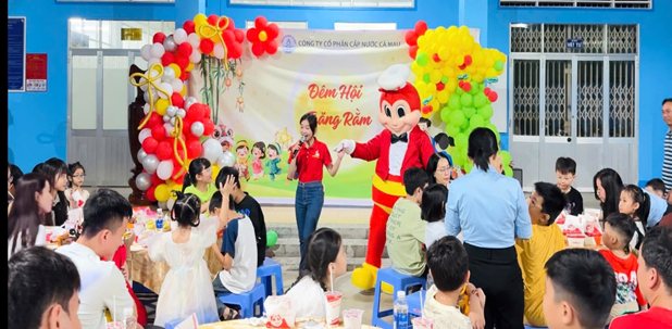 VUI TRUNG THU VỚI “ĐÊM HỘI TRĂNG RẰM” TẠI CÔNG TY CỔ PHẦN CẤP NƯỚC CÀ MAU
